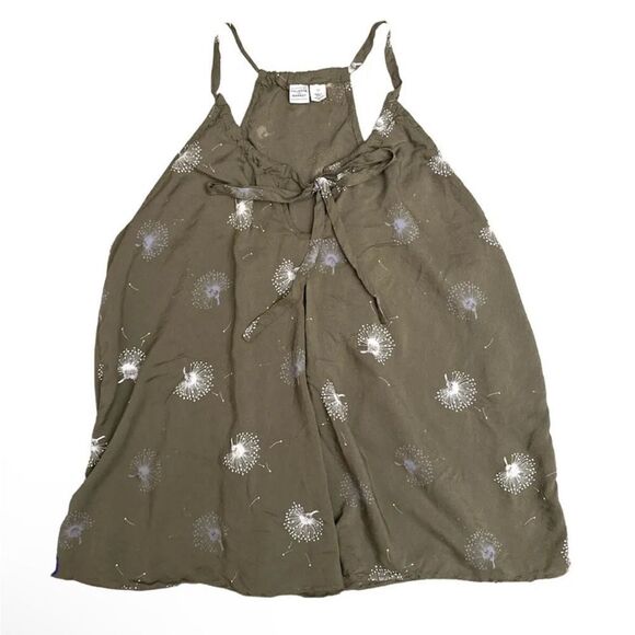 MELROSE AND MARKET Top Womens Medium Dandelion Sleeveless Flowy Blouse Boxy - Picture 1 of 8